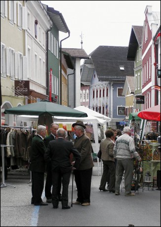 3 - nedělní trh v Mondsee